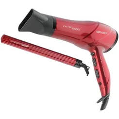Kit Secador e Prancha Mallory Pure Seduction Vermelho Bivolt - AP / MT