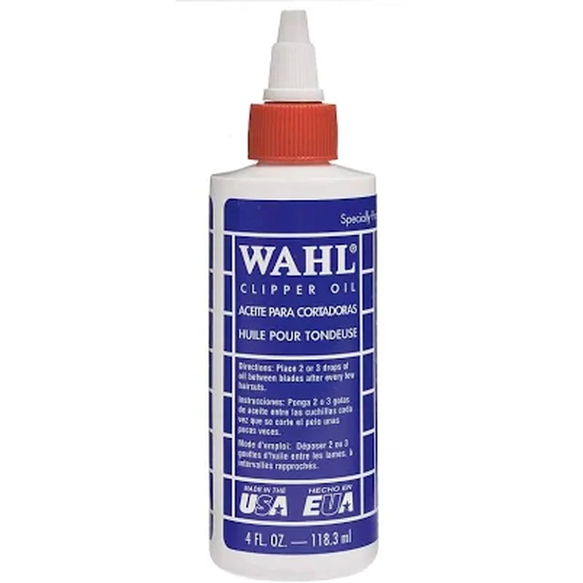 Óleo Lubrificante Para Máquina De Cortar Cabelo Wahl 0331-1102 118,3 ml AP/MT