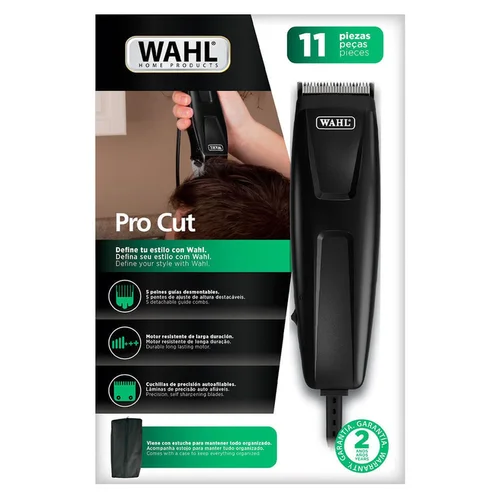 Máquina de Cortar Cabelo Wahl Pro Cut 127V 60Hz Preta AP/MT