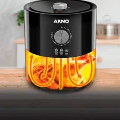 Fritadeira Sem Óleo Arno Airfry Ultra Mecânica 4,2L Preta EY1158B1 AP/MT