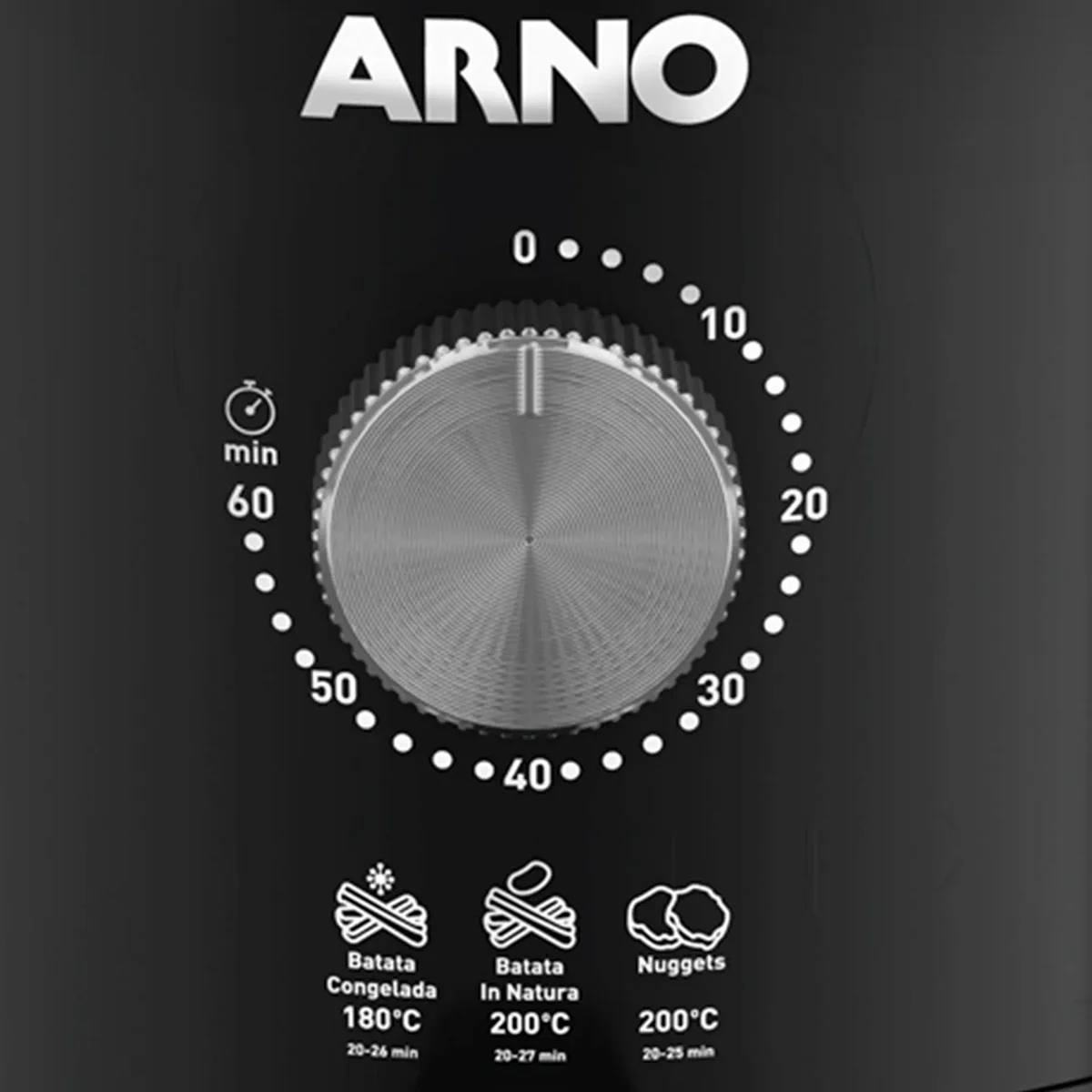 Fritadeira Sem Óleo Arno Airfry Ultra Mecânica 4,2L Preta EY1158B1 AP/MT