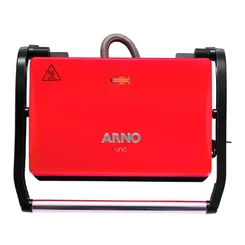 Grill e Sanduicheira Arno Compact Uno Vermelha 760W 127V AP/MT