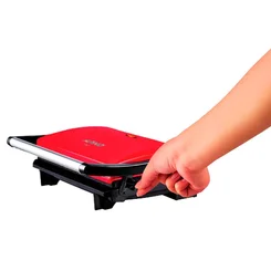 Grill e Sanduicheira Arno Compact Uno Vermelha 760W 127V AP/MT