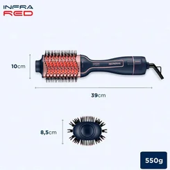 Escova Secadora Mondial InfraRed ES-01-IR 1200W Bivolt Azul e Rosê AP/MT