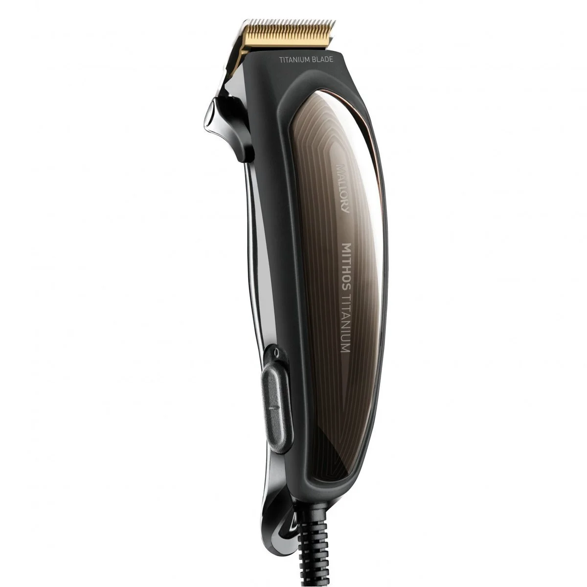Máquina de Cortar Cabelo Mallory Mithos Titanium 6,5W 127V com 13 Acessórios - AP / MT