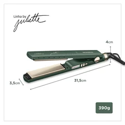 Prancha Alisadora 4 Elementos By Juliette Mondial P-JU-02 Bivolt Verde AP/MT