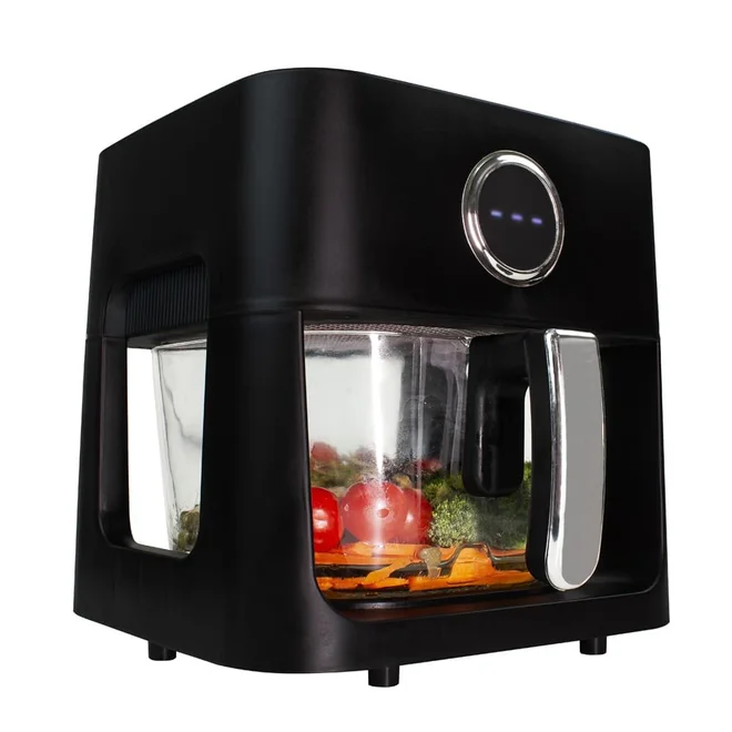 Fritadeira Elétrica Air Fryer Mallory Cook Glass 4,5L Cuba de Vidro Temperado 1500W 127V AP/MT