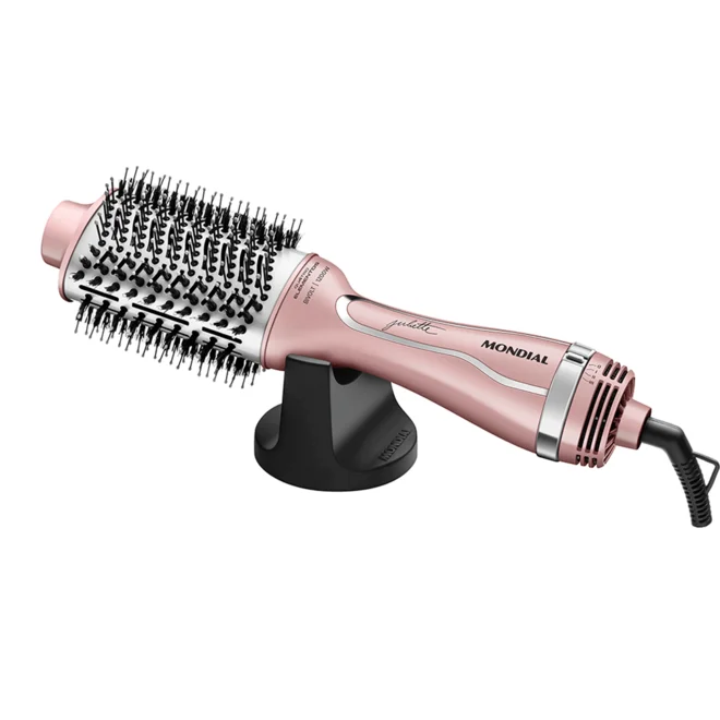 Escova Secadora e Alisadora Mondial By Juliette ES-JU-01 Golden Rose Bivolt 1200W AP/MT