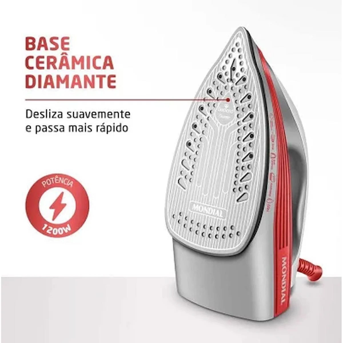 Ferro a Vapor Mondial FVN-01-O 1200W 127V AP/MT