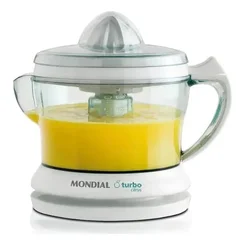 Espremedor de Frutas Mondial Turbo Citrus E-01 25W 1,25L 127V Branco/Verde AP/MT