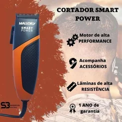 Cortador de Cabelo Mallory Smart Power 9 Acessórios 127V - AP / MT