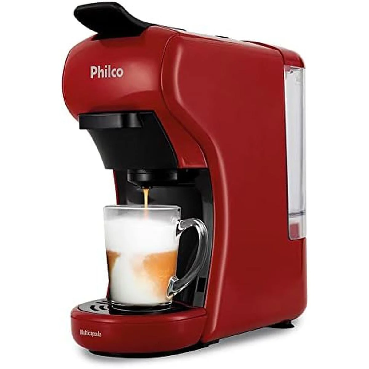 Cafeteira Expresso Philco Multicápsula 3 em 1 PCF19VP Vermelha 127V AP/MT