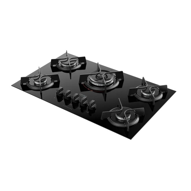 Fogão Cooktop 5B Supreme Preto Dako