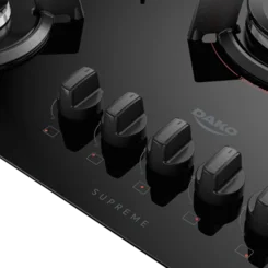 Fogão Cooktop 5B Supreme Preto Dako