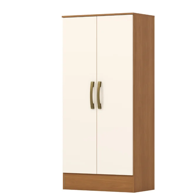 Roupeiro Multiuso 2 Portas B14-221 Cinamomo / Off White - Henn
