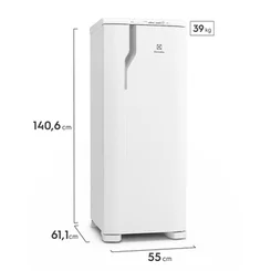 Refrigerador Electrolux Cycle Defrost RE31 240L 1 Porta Branco 127V - AP / MT