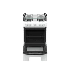 Fogão Atlas Coliseum Plus 4 Bocas Branco Mesa Inox Forno 50L - AP / MT