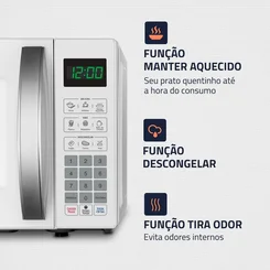 Micro-ondas Mondial MO-01-21-W 21L 1200W Branco 127V - AP / MT