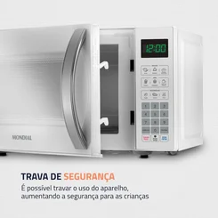 Micro-ondas Mondial MO-01-21-W 21L 1200W Branco 127V - AP / MT