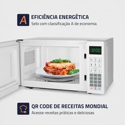 Micro-ondas Mondial MO-01-21-W 21L 1200W Branco 127V - AP / MT