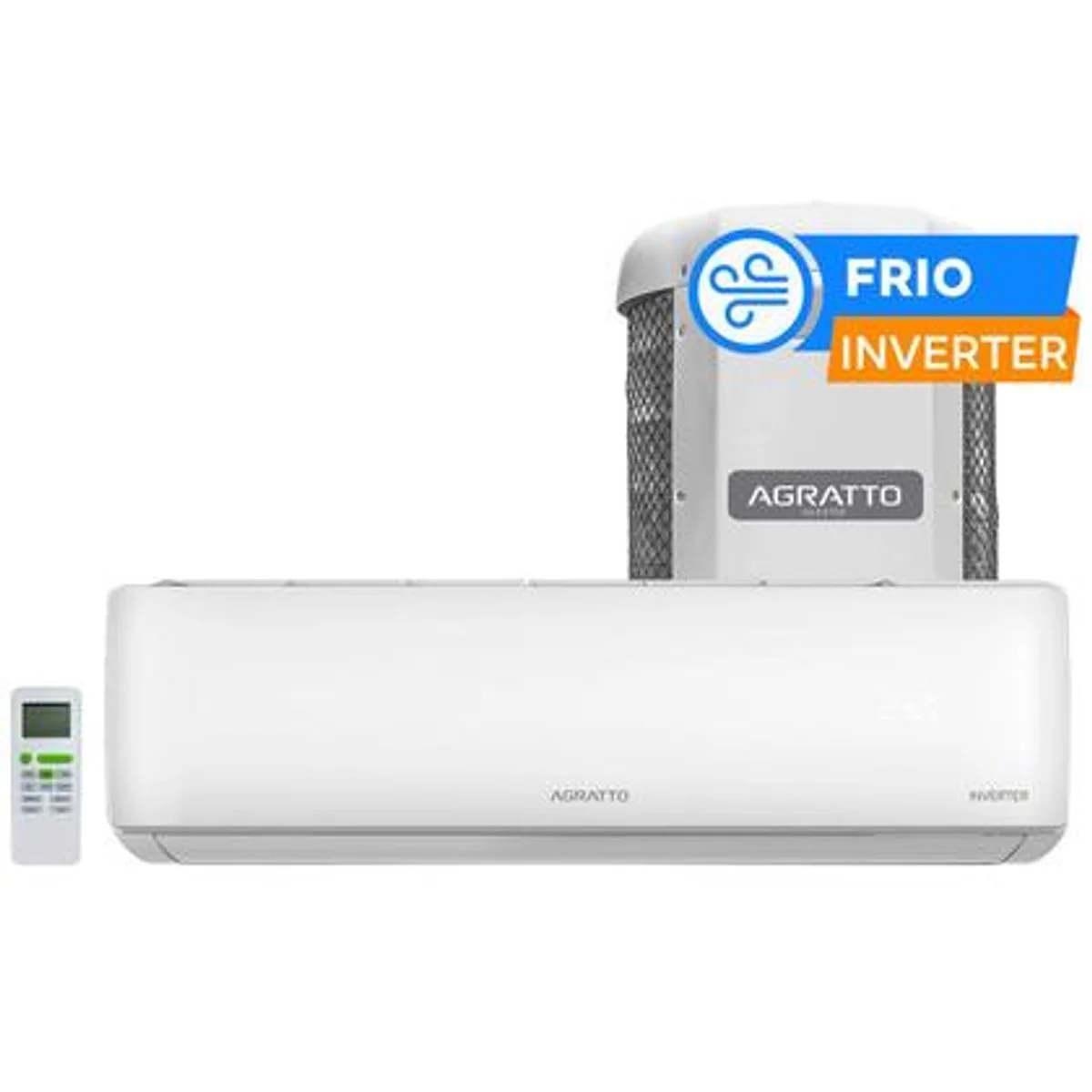 Ar Condicionado Split Inverter Agratto Liv Top 18.000 BTUs Frio 220V LCST18F-02I - AP / MT