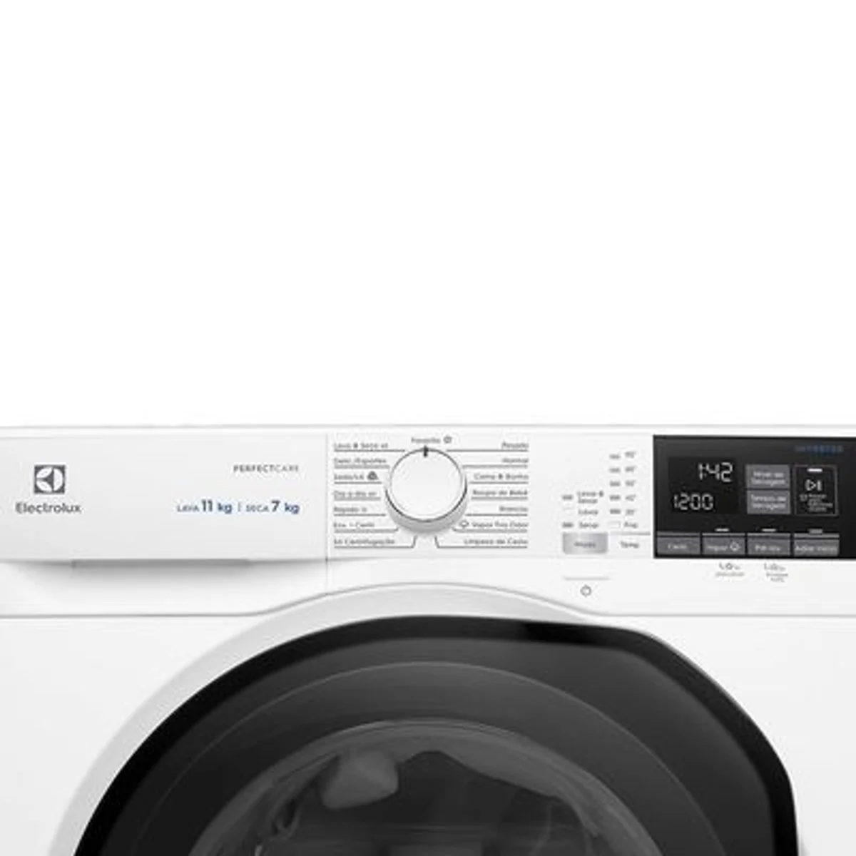 Lava e Seca Electrolux 11Kg Branca Perfect Care Inverter com Água Quente e Vapor LSP11 127V - AP / MT
