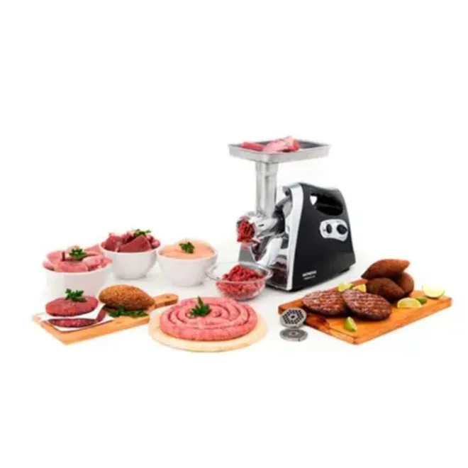 Moedor de Carne Elétrico Mondial Premium MC-03 500W 127V Preto Inox - AP / MT