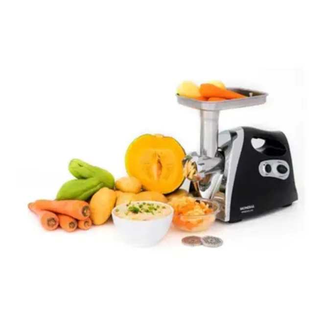 Moedor de Carne Elétrico Mondial Premium MC-03 500W 127V Preto Inox - AP / MT