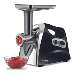Moedor de Carne Elétrico Mondial Premium MC-03 500W 127V Preto Inox - AP / MT