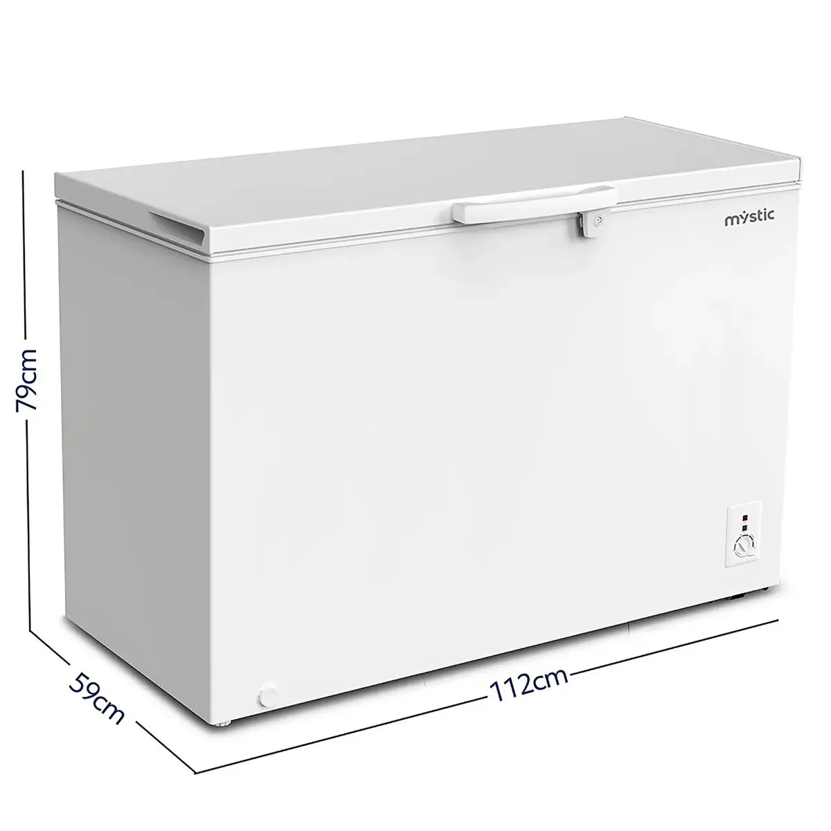 Freezer Horizontal Mystic MY-FZ301L 299L 1 Porta Dupla Função Branco 127V - AP / MT