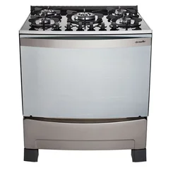 Fogão Mueller Decorato Vetro 5 Bocas Inox Mesa de Vidro - AP / MT