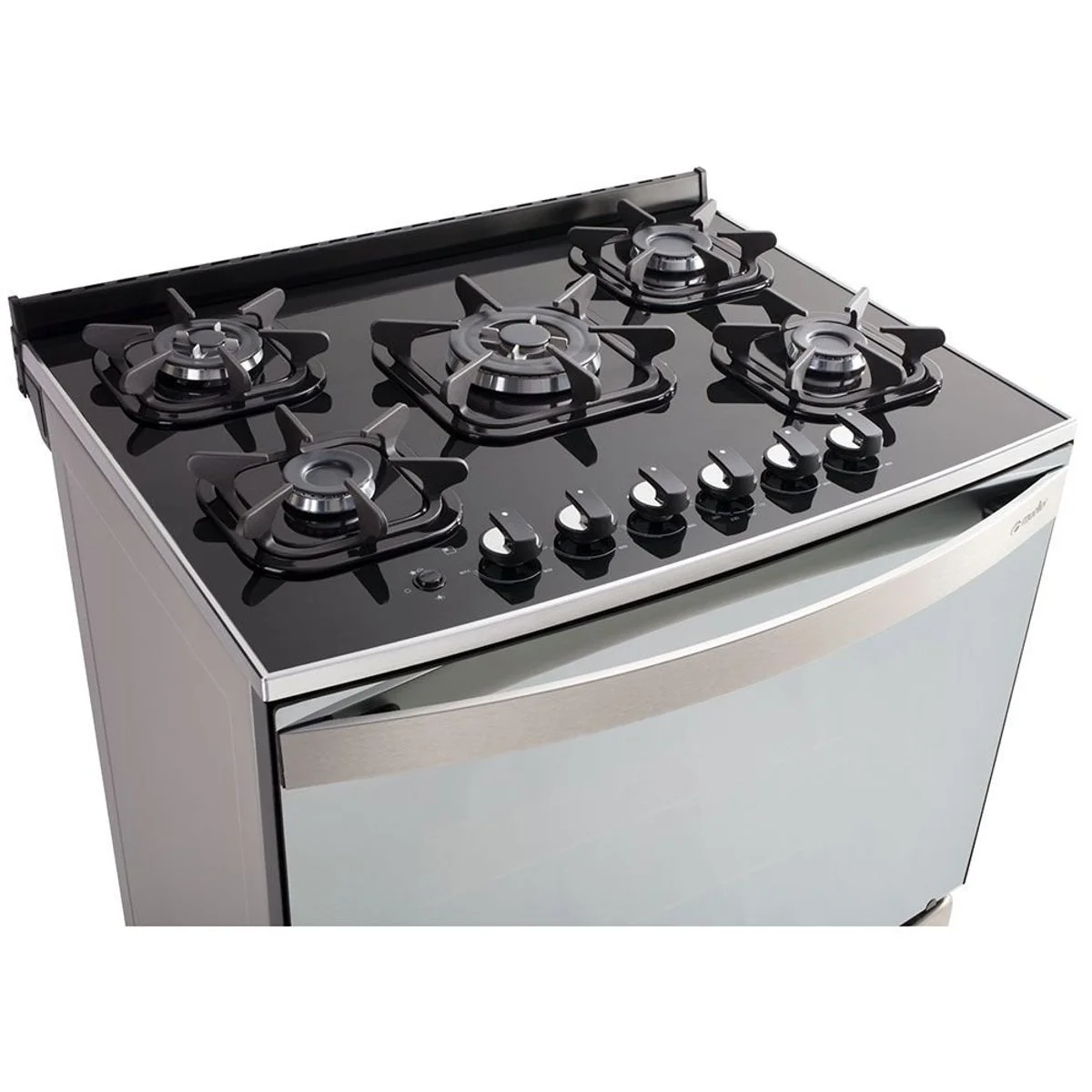 Fogão Mueller Decorato Vetro 5 Bocas Inox Mesa de Vidro - AP / MT