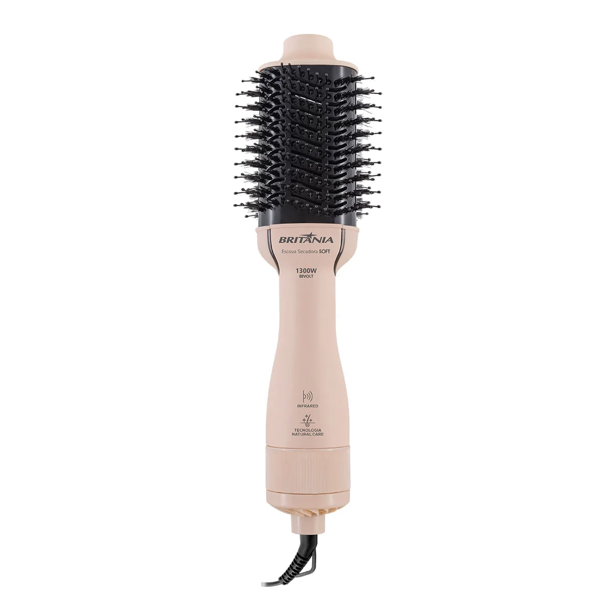 Escova Secadora Britânia Soft BEC07R 4 em 1 1300W Bivolt 127V - AP / MT