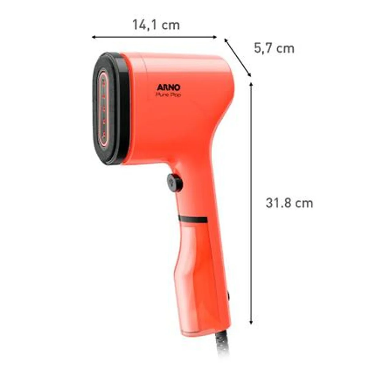 Vaporizador de Roupas Arno Pure Pop Coral HS22 127V - AP / MT