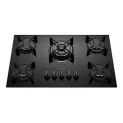 Fogão Atlas Mônaco Plus 4 Bocas Mesa Inox Preto - AP / MT