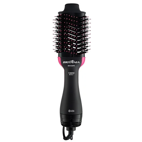 Escova Secadora Britânia BEC02PR Cerâmica 1300W 4 em 1 Bivolt - AP / MT
