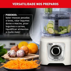 Multiprocessador Arno Multichef 700W 16 Funções MP62 Marfim 110V - AP / MT