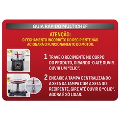 Multiprocessador Arno Multichef 700W 16 Funções MP62 Marfim 110V - AP / MT