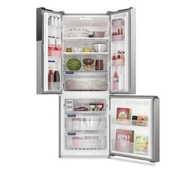 Refrigerador Electrolux Frost Free Inverter 480L Efficient AutoSense 3 Portas Inox Look IM7S 127V - AP / MT