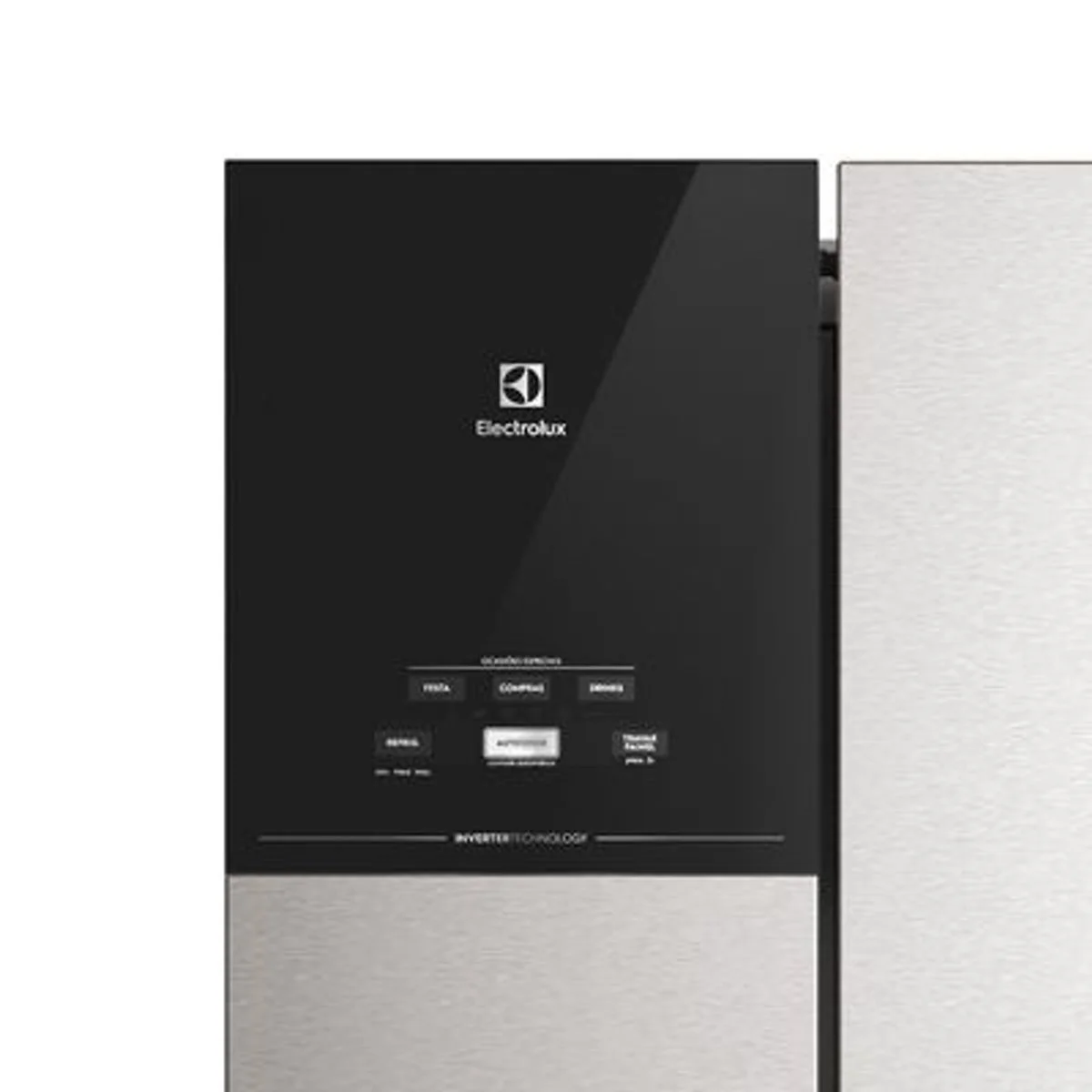 Refrigerador Electrolux Frost Free Inverter 480L Efficient AutoSense 3 Portas Inox Look IM7S 127V - AP / MT