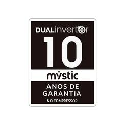 Geladeira Mystic Frost Free Dual Inverter Duplex 349L Inox Mate 127V MY-RF-N358DSSBR - AP / MT