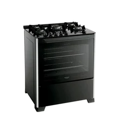 Fogão Dako Magister 5 Bocas Mesa de Vidro Preto Automático - AP / MT