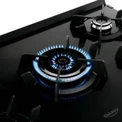 Fogão Dako Magister 5 Bocas Mesa de Vidro Preto Automático - AP / MT