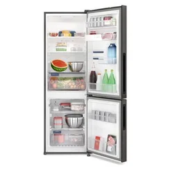 Refrigerador Electrolux Frost Free Inverter 400L Efficient AutoSense Rapid Freeze Inverse Black Inox Look IB6B Bivolt - AP / MT
