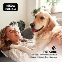 Extratora e Higienizadora Portátil Mondial Deep Cleaner I EXP-01-R 1650W 127V Preto e Vermelho - AP / MT