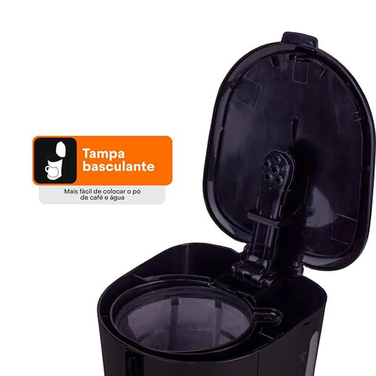 Cafeteira Elétrica Mallory Aroma Plus 18x 127V 750ml Preto - AP / MT