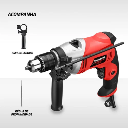 Furadeira de Impacto Mondial Power Tools FFI-05 1/2" 750W 127V