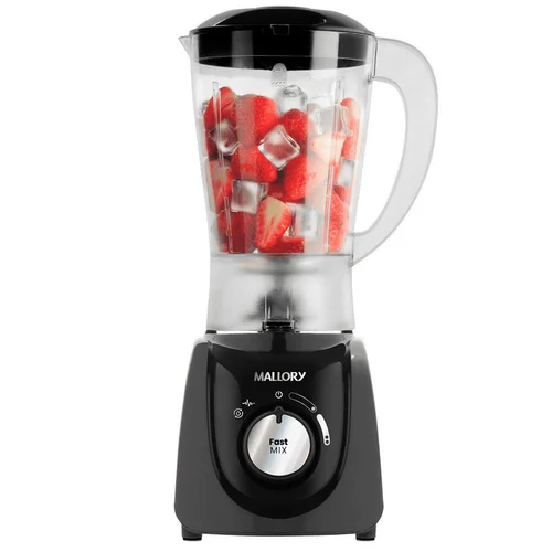 Liquidificador Mallory Fast Mix Black 2,1L 520W Preto 127V - AP / MT