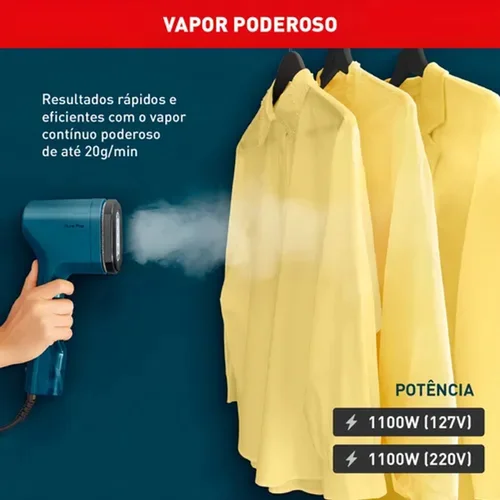 Vaporizador de Roupas Arno Pure Pop HS20 Azul 127V - AP / MT