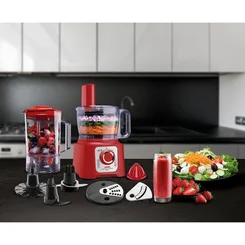 Multiprocessador de Alimentos Arno Multichef Limpa Fácil MP76 700W 3,1L 127V Vermelho - AP / MT